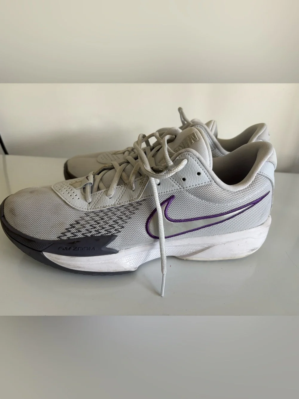 Nike Air Zoom G.T. Cut Academy Womens Size 13 Shoes Grey Grape Activewear